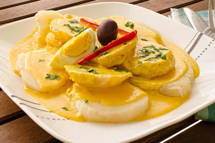 Papa a la huancaina.