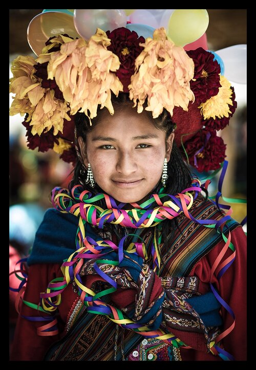 Photo belle femme péruvienne. Collection "Bellezas peruanas" du photographe Yayo Lopez.