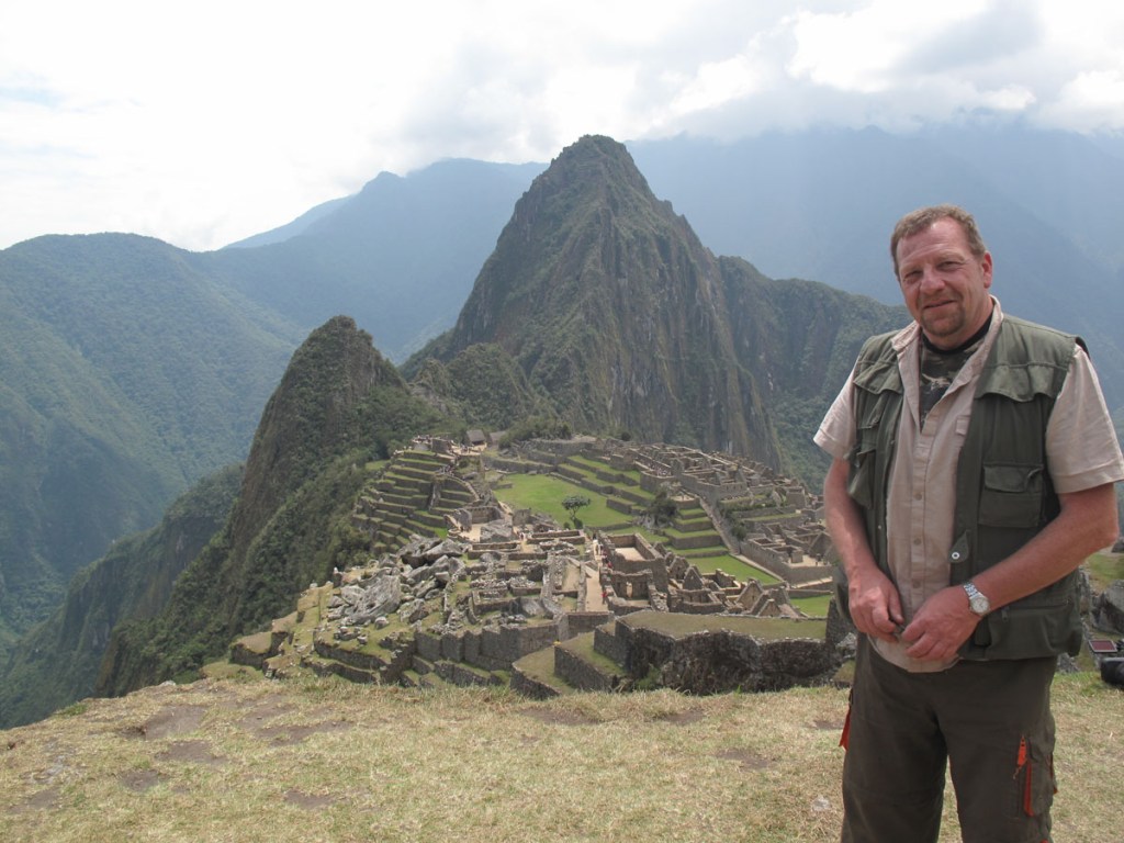 Alain Bonnet à Machu Picchu.
Crédit photo : ©Alain Bonnet / Jungle Doc Productions